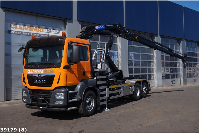 MAN TGS 26.420 HMF 21 ton/meter laadkraan - Hook lift truck, Crane truck: picture 1 MAN TGS 26.420 HMF 21 ton/meter laadkraan - Hook lift truck, Crane truck: picture 1