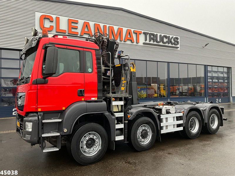 MAN TGS 35.400 8x4 Euro 6 HMF 16 Tonmeter Z-kraan - Hook lift truck, Crane truck: picture 2 MAN TGS 35.400 8x4 Euro 6 HMF 16 Tonmeter Z-kraan - Hook lift truck, Crane truck: picture 2