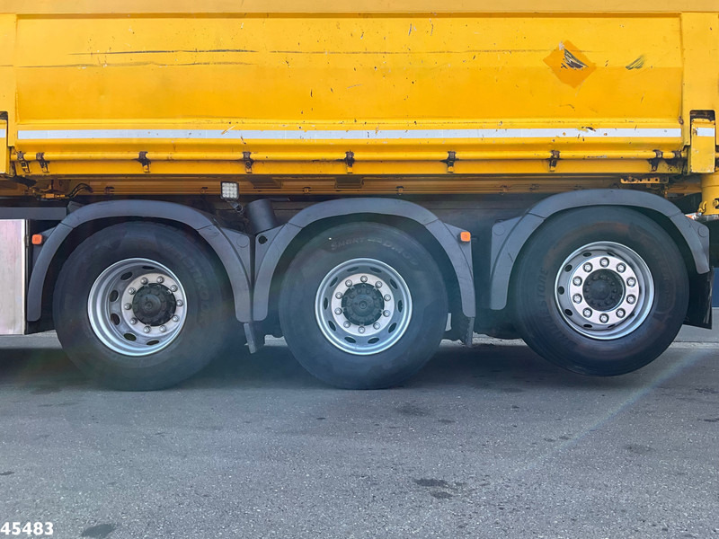 Tipper, Crane truck MAN TGS 35.400 8x4 Manual HMF 16 Tm Z-kraan: picture 12