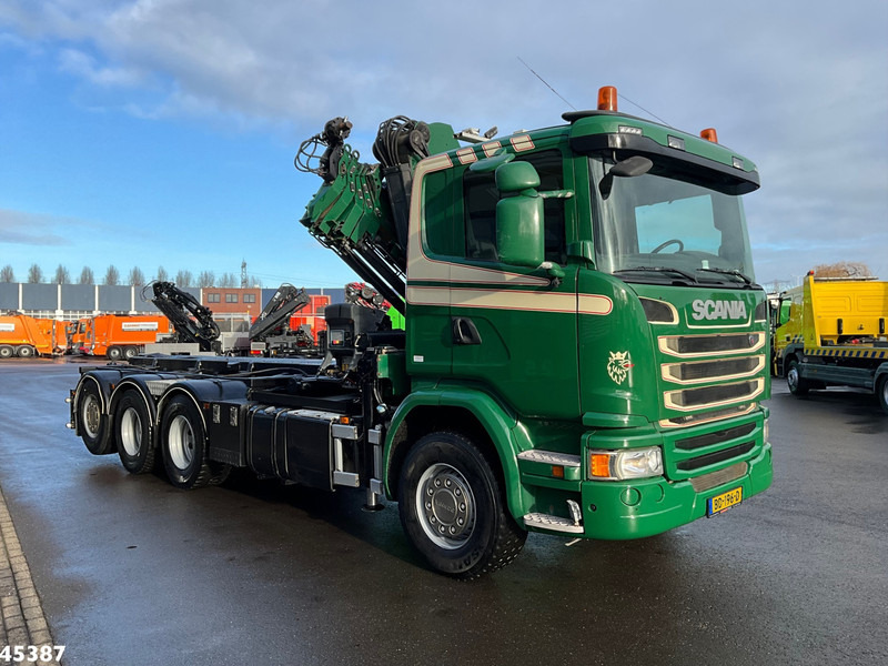 Scania G 490 8x4 Euro 6 Hiab 24 Tonmeter laadkraan - Cable system truck, Crane truck: picture 4 Scania G 490 8x4 Euro 6 Hiab 24 Tonmeter laadkraan - Cable system truck, Crane truck: picture 4