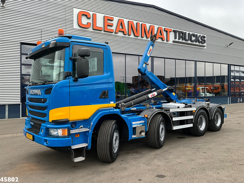 Scania G490 8x4 Euro 6 Hyvalift 30 Ton haakarmsysteem - Hook lift truck: picture 1 Scania G490 8x4 Euro 6 Hyvalift 30 Ton haakarmsysteem - Hook lift truck: picture 1