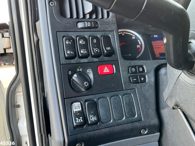 Tipper, Crane truck Scania P 340 Euro 6 CNG HMF 25 Tonmeter laadkraan Just 72.852 km!: picture 16