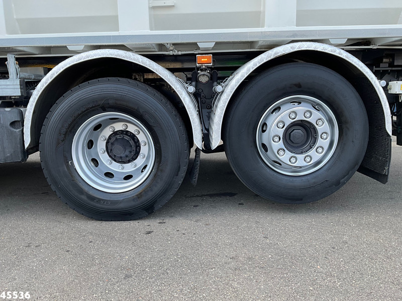 Tipper, Crane truck Scania P 340 Euro 6 CNG HMF 25 Tonmeter laadkraan Just 72.852 km!: picture 11