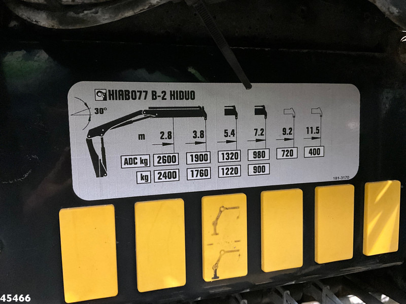 Hook lift truck, Crane truck Scania P 400 Retarder Hiab 8 Tonmeter laadkraan: picture 17