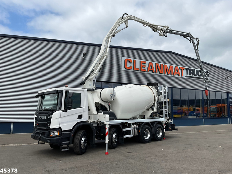 Scania P 450 XT 8x4 Euro 6 Retarder CIFA 7m³ Mixer + Pumi Pump 25 m³ NEW AND UNUSED! - Concrete pump truck: picture 1 Scania P 450 XT 8x4 Euro 6 Retarder CIFA 7m³ Mixer + Pumi Pump 25 m³ NEW AND UNUSED! - Concrete pump truck: picture 1