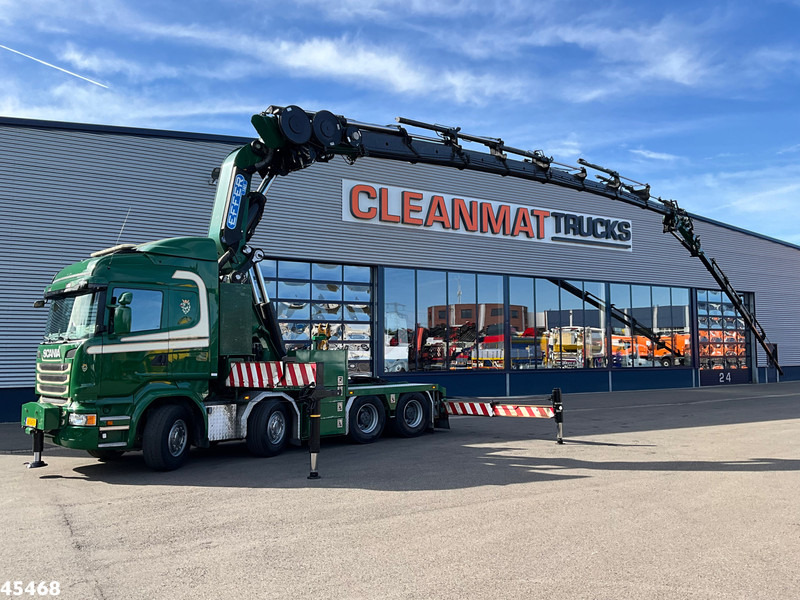 Scania R 490 8x4 Euro 6 Effer 140 Tonmeter laadkraan + Fly-Jib Just 283.508 km - Crane truck: picture 1 Scania R 490 8x4 Euro 6 Effer 140 Tonmeter laadkraan + Fly-Jib Just 283.508 km - Crane truck: picture 1