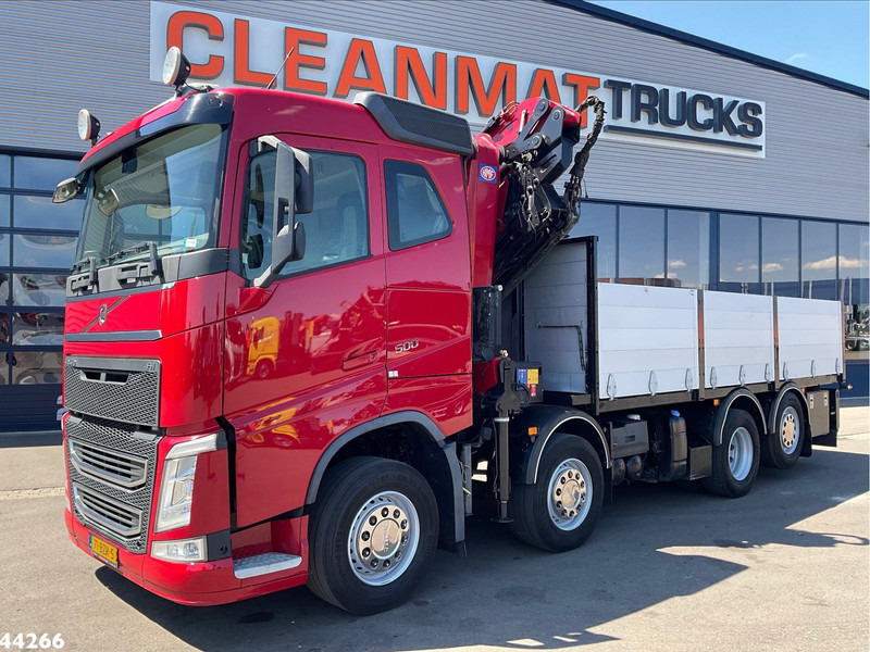 Volvo FH 500 8x2 Euro 6 HMF 32 Tonmeter laadkraan + Fly-Jib - Crane truck: picture 2 Volvo FH 500 8x2 Euro 6 HMF 32 Tonmeter laadkraan + Fly-Jib - Crane truck: picture 2