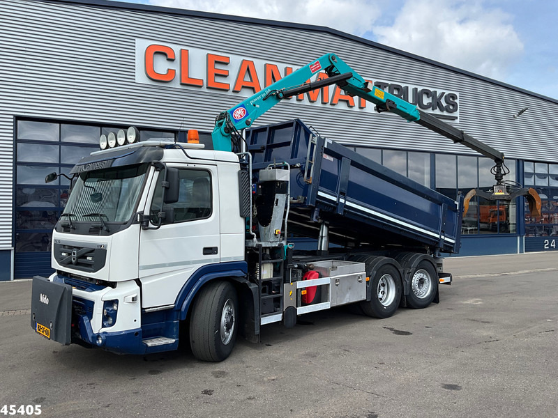 Volvo FM 330 HMF 16 Tonmeter Z-kraan - Tipper, Crane truck: picture 1 Volvo FM 330 HMF 16 Tonmeter Z-kraan - Tipper, Crane truck: picture 1