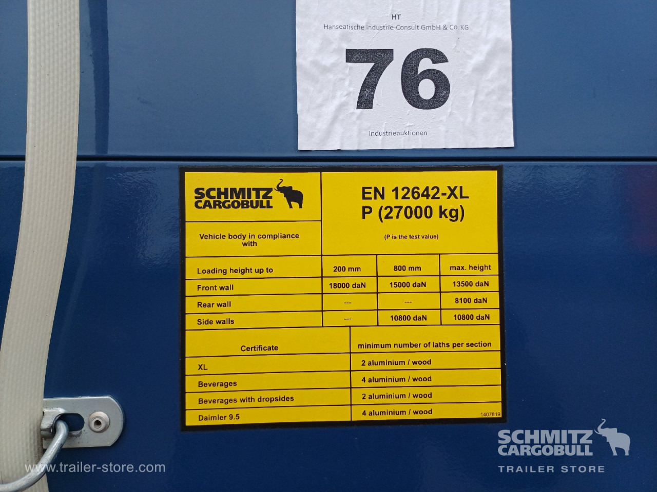 SCHMITZ Auflieger Curtainsider Standard - Curtainsider semi-trailer: picture 2 SCHMITZ Auflieger Curtainsider Standard - Curtainsider semi-trailer: picture 2