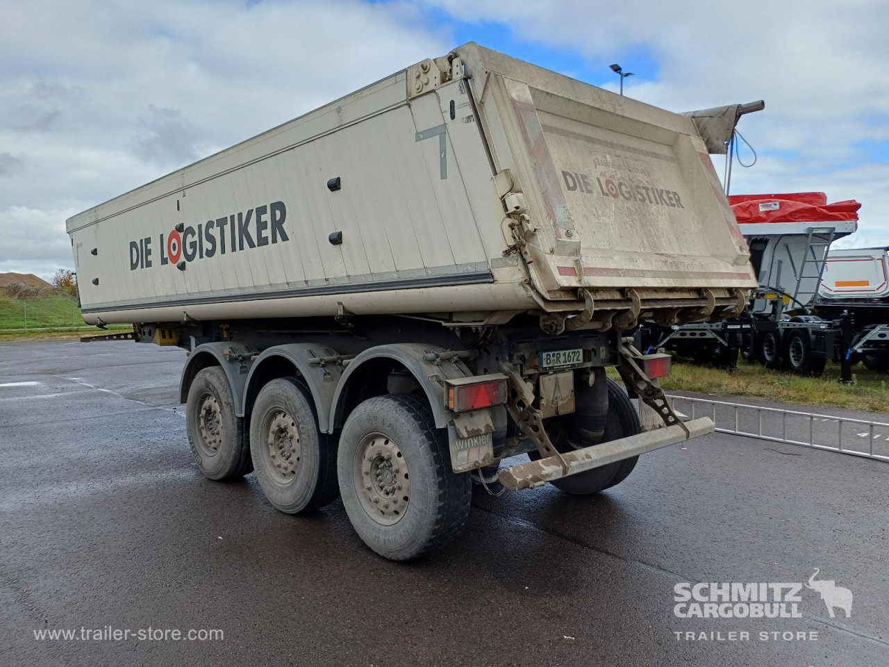 SCHMITZ Auflieger Kipper Alukastenmulde 24m³ - Tipper semi-trailer: picture 4 SCHMITZ Auflieger Kipper Alukastenmulde 24m³ - Tipper semi-trailer: picture 4