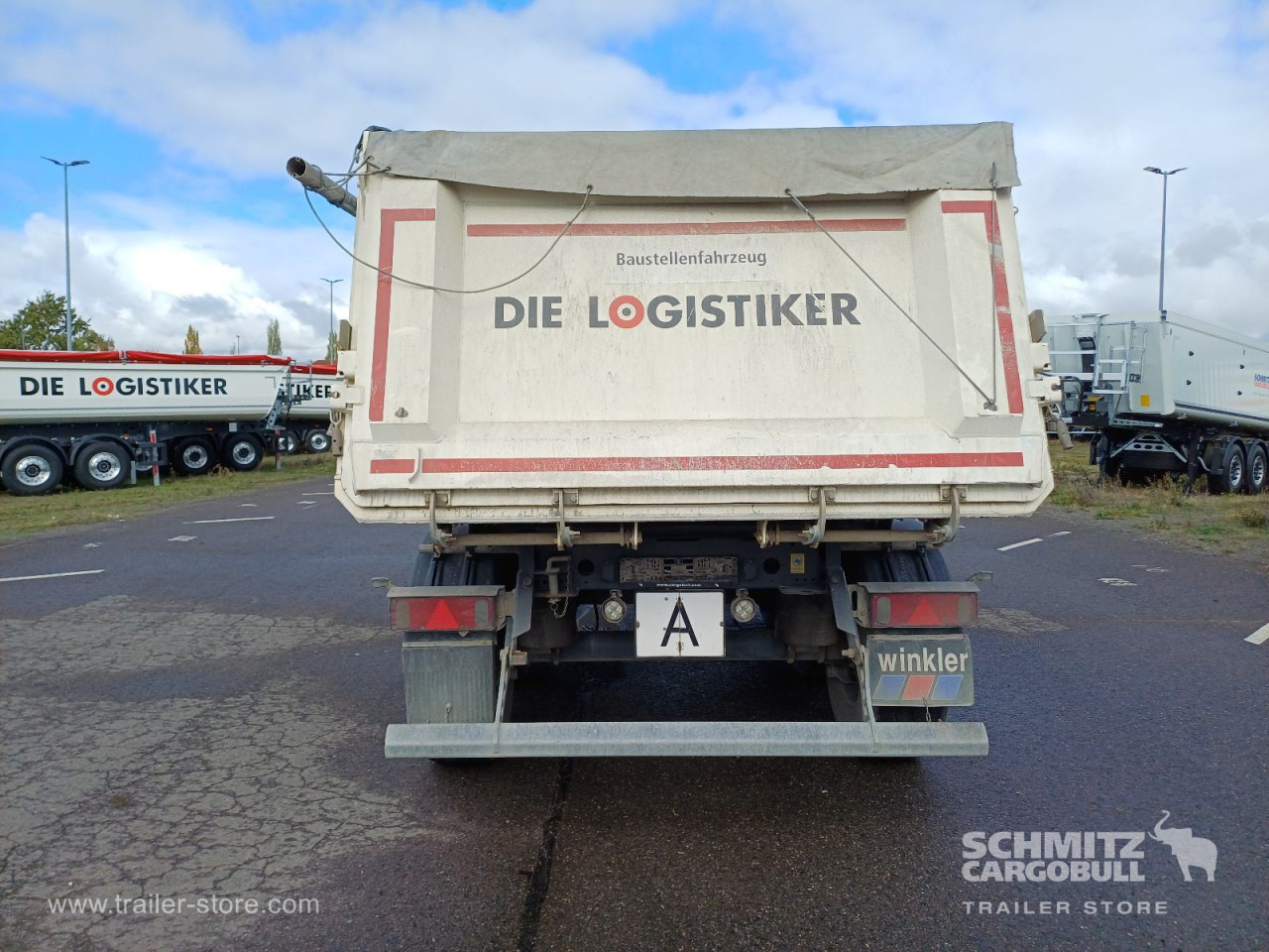 Tipper semi-trailer SCHMITZ Auflieger Kipper Alukastenmulde 24m³: picture 8