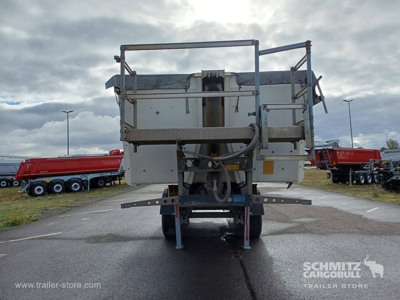 Tipper semi-trailer SCHMITZ Auflieger Kipper Alukastenmulde 24m³: picture 9