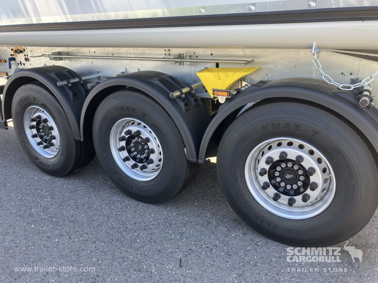 SCHMITZ Auflieger Kipper Alukastenmulde 52m³ - Tipper semi-trailer: picture 3 SCHMITZ Auflieger Kipper Alukastenmulde 52m³ - Tipper semi-trailer: picture 3
