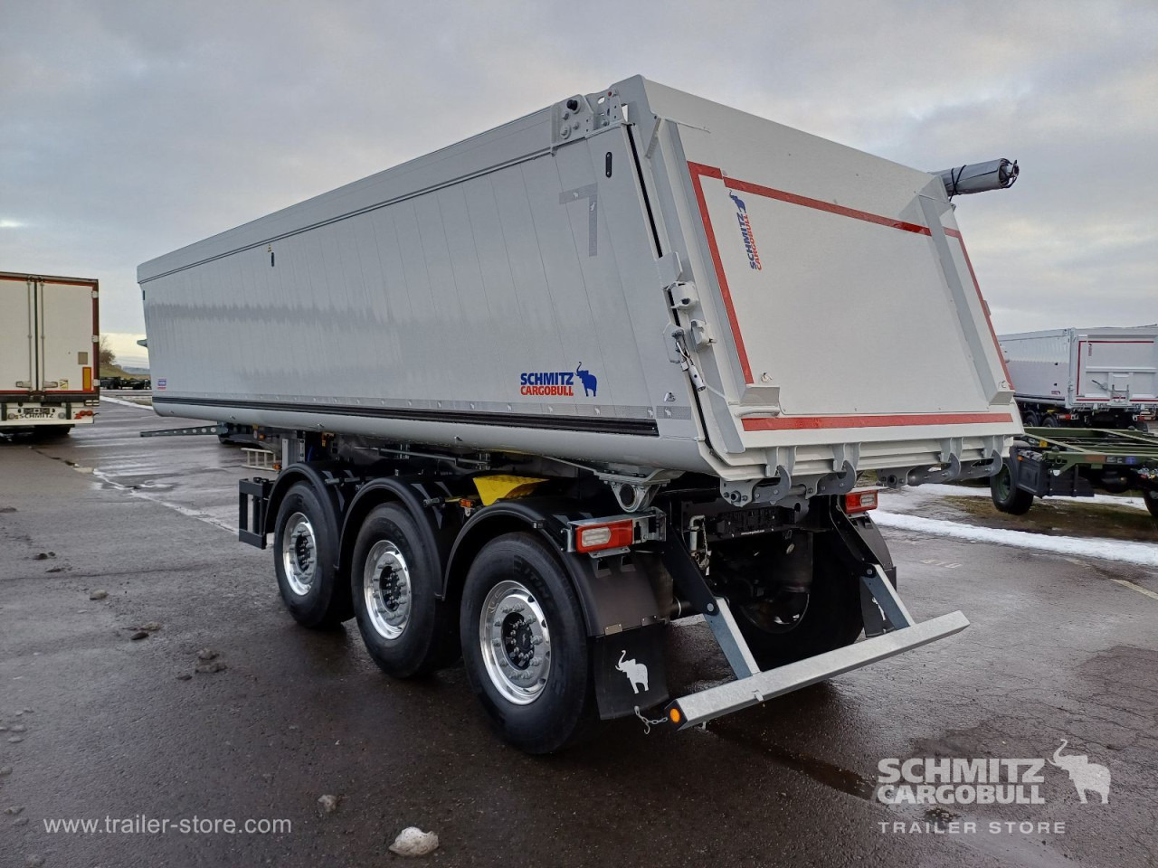 SCHMITZ Auflieger Kipper Alukastenmulde Insulated - Tipper semi-trailer: picture 3 SCHMITZ Auflieger Kipper Alukastenmulde Insulated - Tipper semi-trailer: picture 3