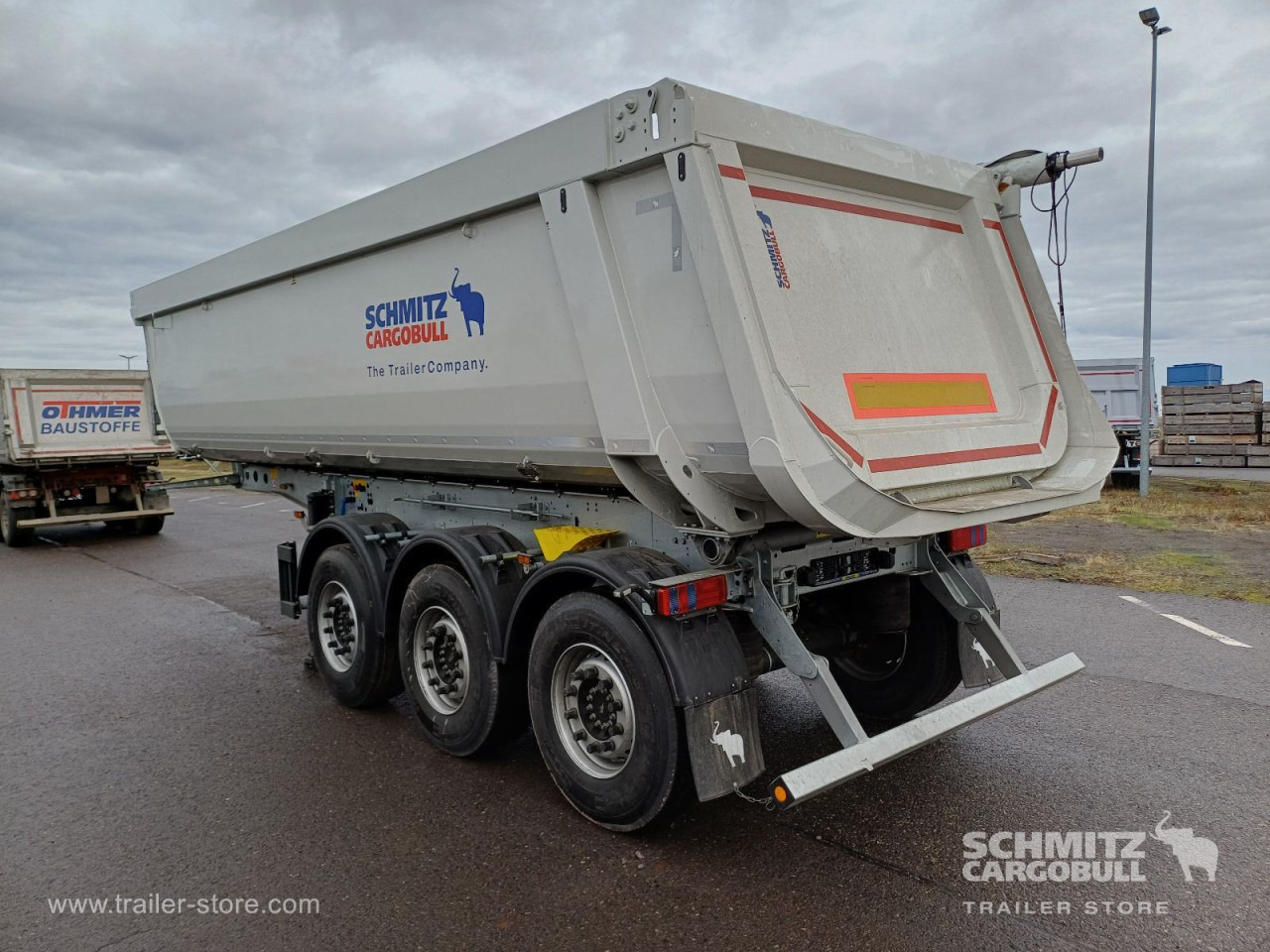 SCHMITZ Auflieger Kipper Stahlrundmulde 27m³ - Tipper semi-trailer: picture 5 SCHMITZ Auflieger Kipper Stahlrundmulde 27m³ - Tipper semi-trailer: picture 5