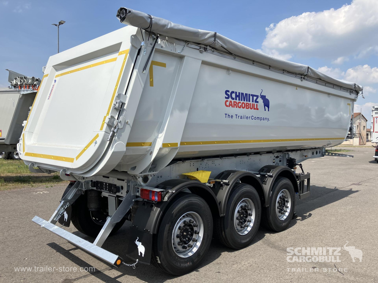 New Tipper semi-trailer SCHMITZ Auflieger Kipper Stahlrundmulde: picture 7