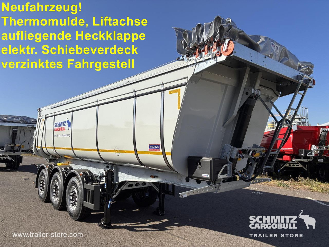SCHMITZ Auflieger Kipper Stahlrundmulde Insulated Hollow - Tipper semi-trailer: picture 1 SCHMITZ Auflieger Kipper Stahlrundmulde Insulated Hollow - Tipper semi-trailer: picture 1