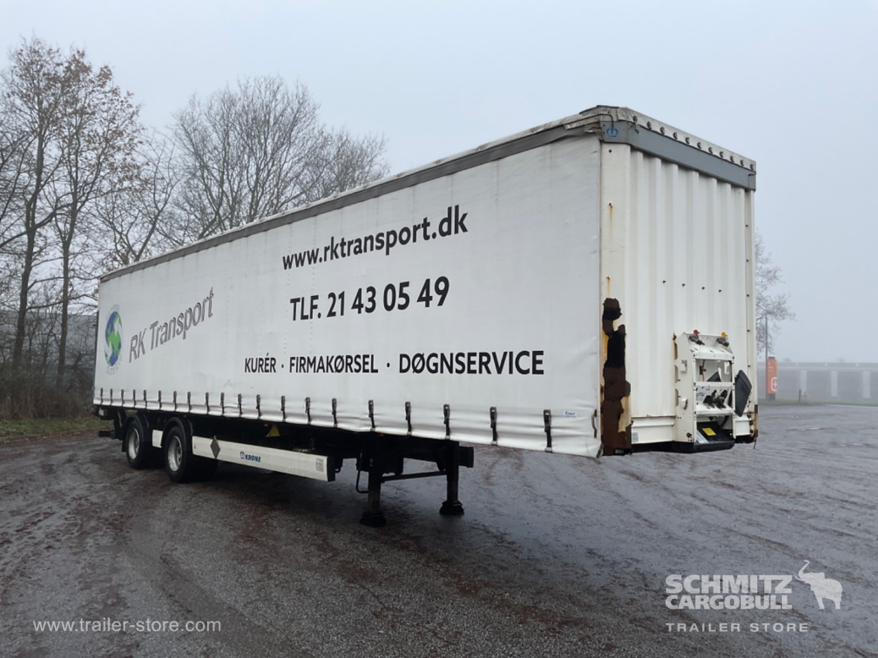 KRONE Curtainsider Standard Taillift - Curtainsider semi-trailer: picture 1 KRONE Curtainsider Standard Taillift - Curtainsider semi-trailer: picture 1