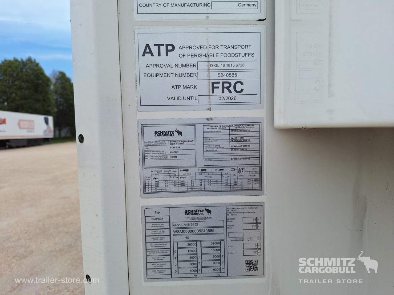 SCHMITZ Reefer Standard - Isothermal semi-trailer: picture 5 SCHMITZ Reefer Standard - Isothermal semi-trailer: picture 5