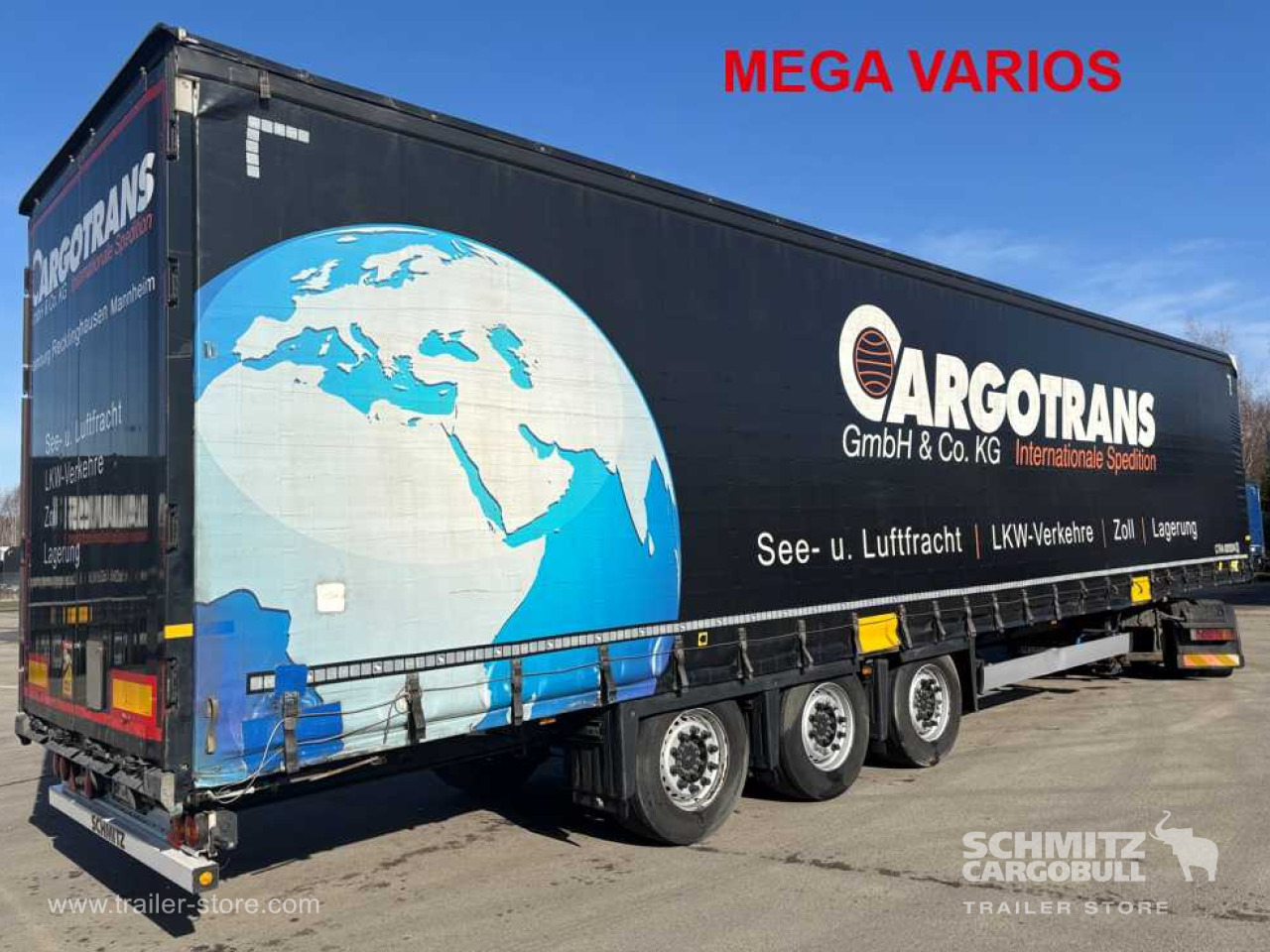 SCHMITZ Curtainsider Mega - Curtainsider semi-trailer: picture 1 SCHMITZ Curtainsider Mega - Curtainsider semi-trailer: picture 1