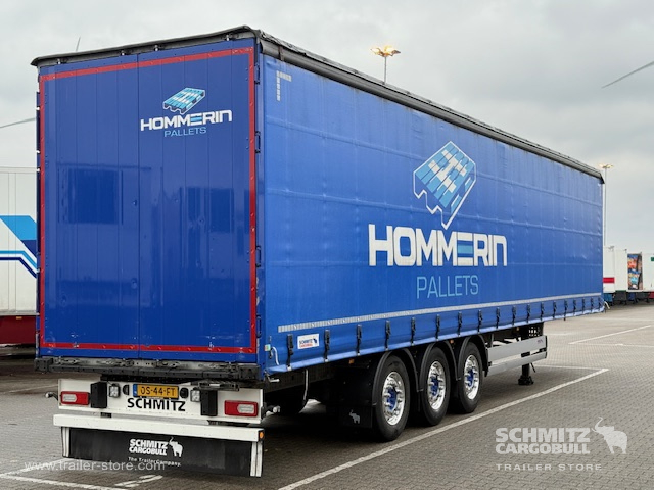 Curtainsider semi-trailer SCHMITZ Oplegger Schuifzeil Standard: picture 8