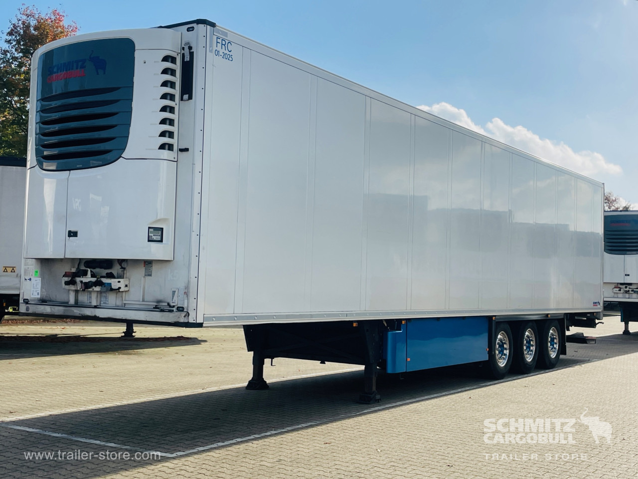 Isothermal semi-trailer SCHMITZ Oplegger Vries Standard Taillift: picture 1