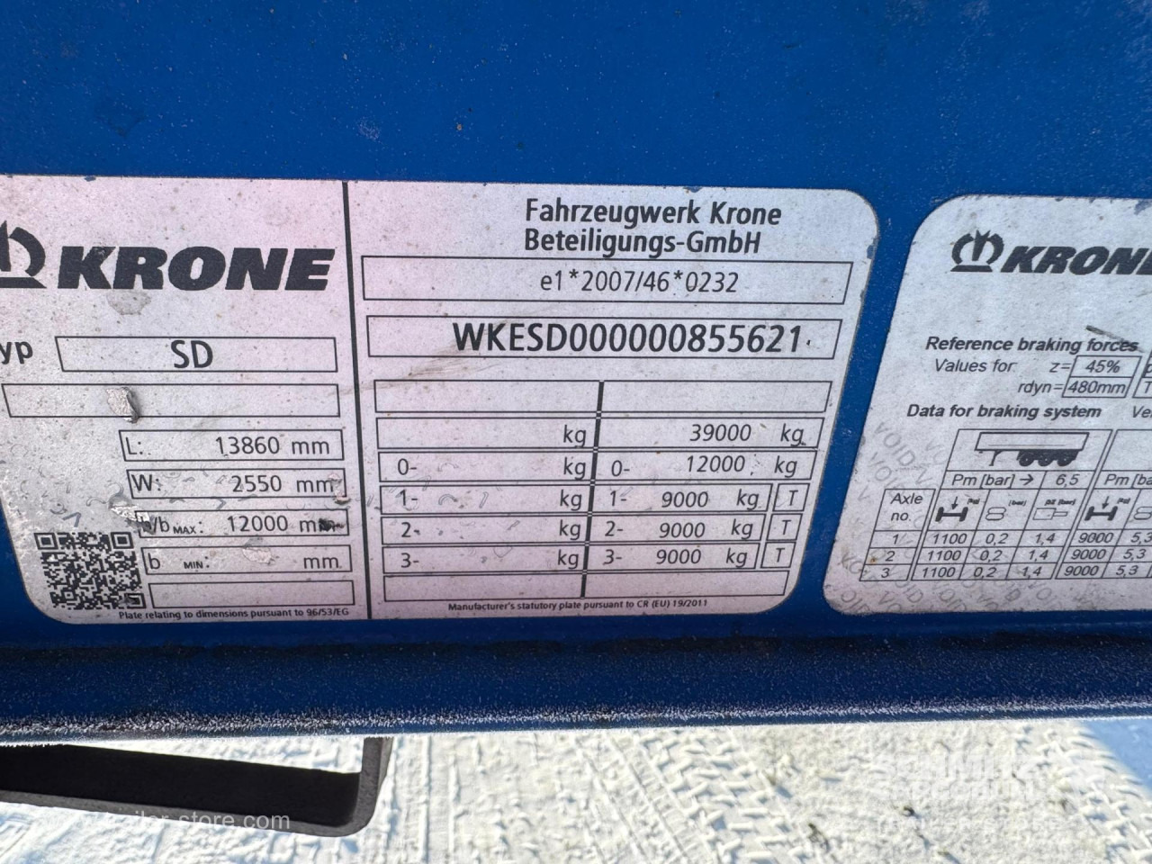 KRONE Curtainsider Mega - Curtainsider semi-trailer: picture 2 KRONE Curtainsider Mega - Curtainsider semi-trailer: picture 2