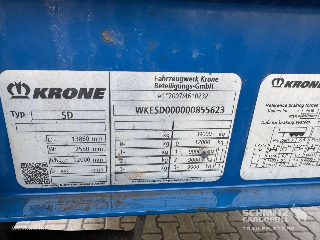 KRONE Curtainsider Mega - Curtainsider semi-trailer: picture 2 KRONE Curtainsider Mega - Curtainsider semi-trailer: picture 2