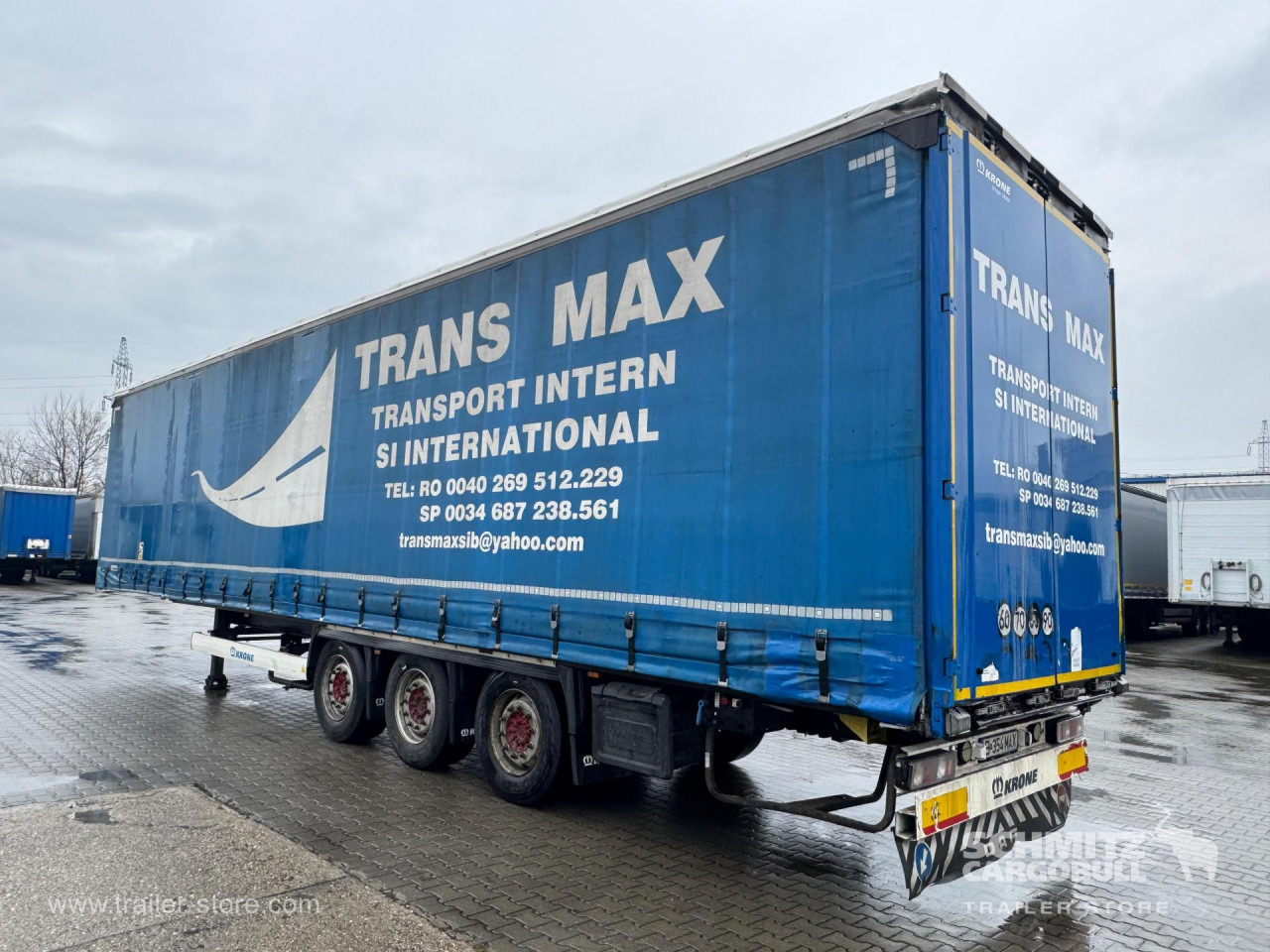 KRONE Curtainsider Mega - Curtainsider semi-trailer: picture 4 KRONE Curtainsider Mega - Curtainsider semi-trailer: picture 4
