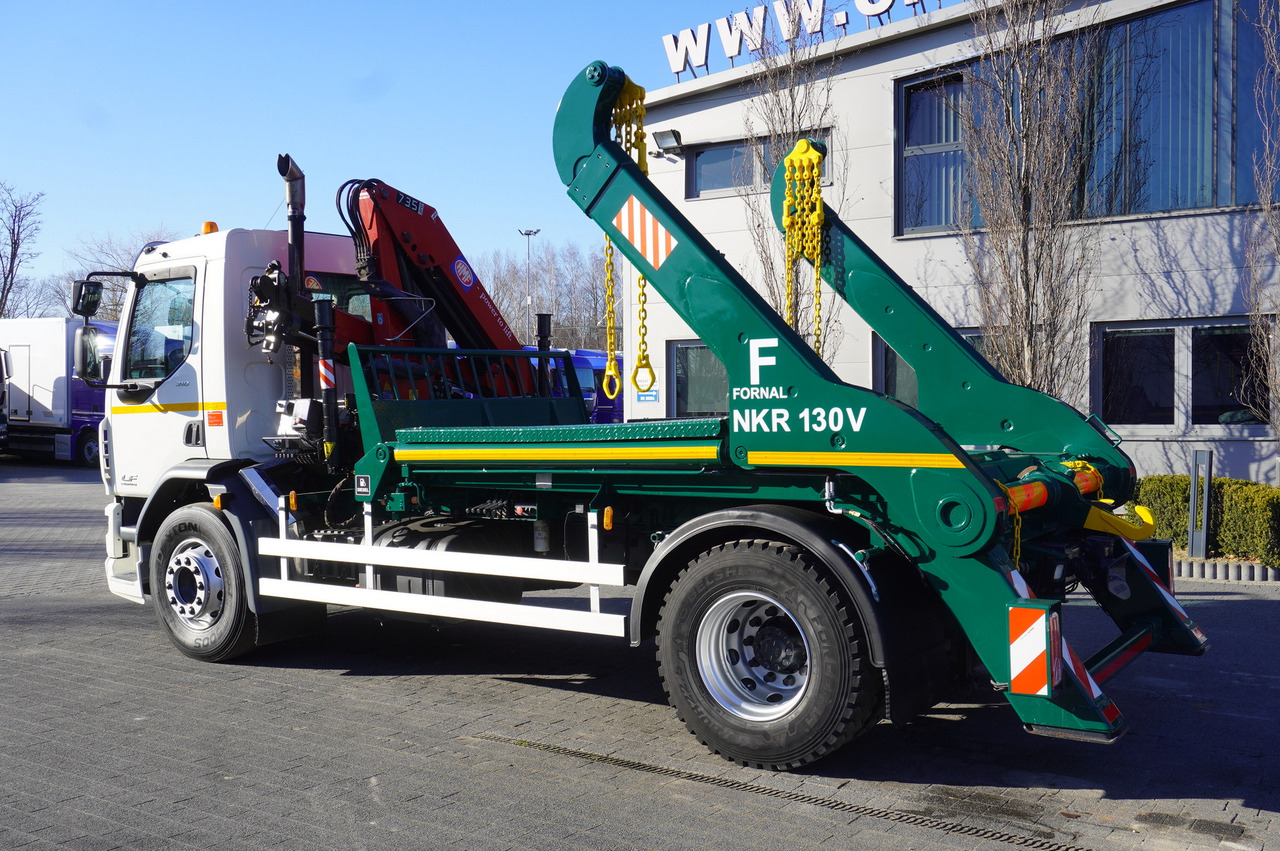 DAF LF 18.310 E6 / Skip loader Fornal NKR 130V / HDS HMF 735 K2 / Manual gearbox - Hook lift truck, Crane truck: picture 5 DAF LF 18.310 E6 / Skip loader Fornal NKR 130V / HDS HMF 735 K2 / Manual gearbox - Hook lift truck, Crane truck: picture 5