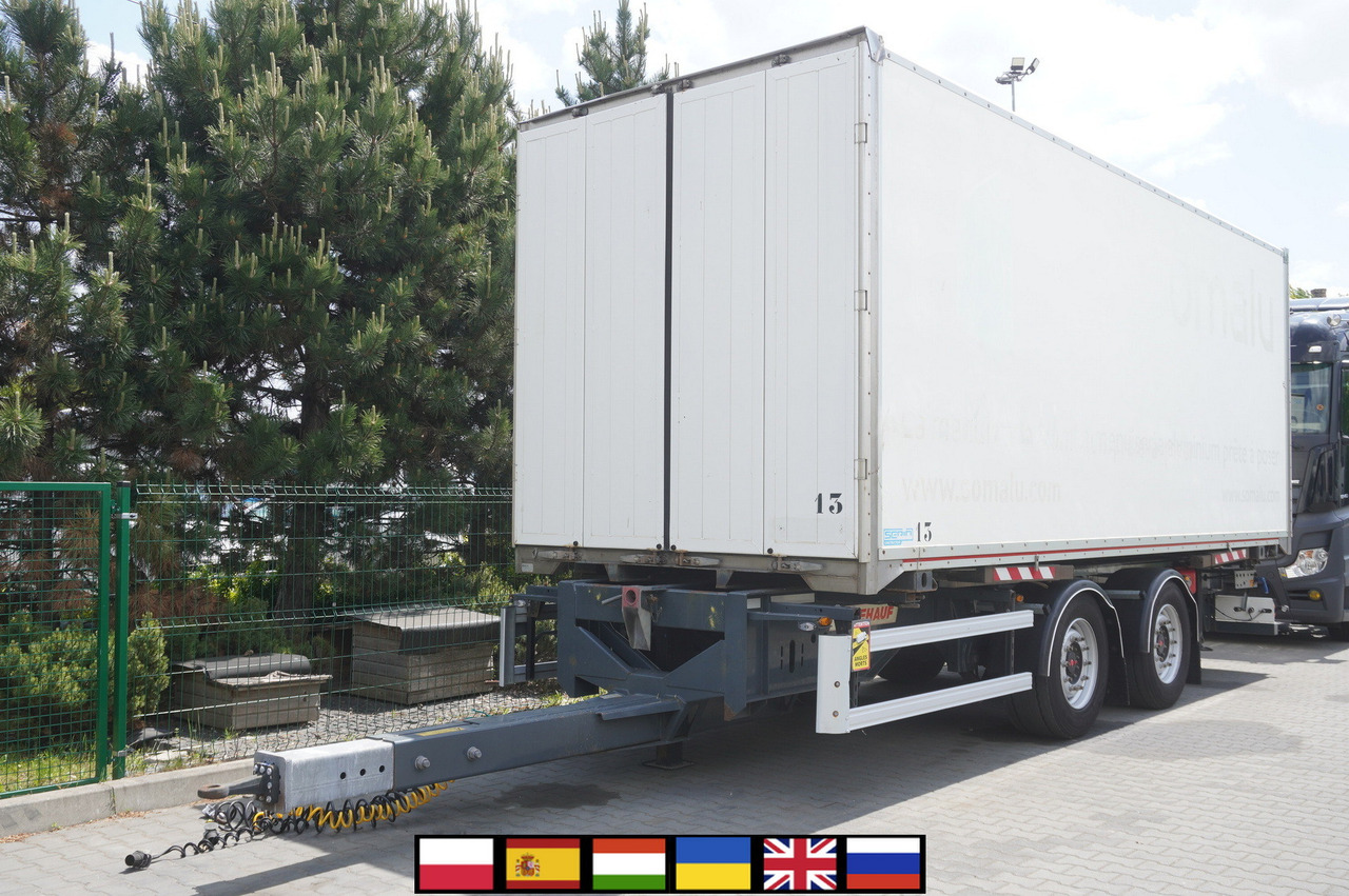 Fruehauf passthrough box trailer 18 EPAL / 2021 / SAF axles - Closed box trailer: picture 1 Fruehauf passthrough box trailer 18 EPAL / 2021 / SAF axles - Closed box trailer: picture 1