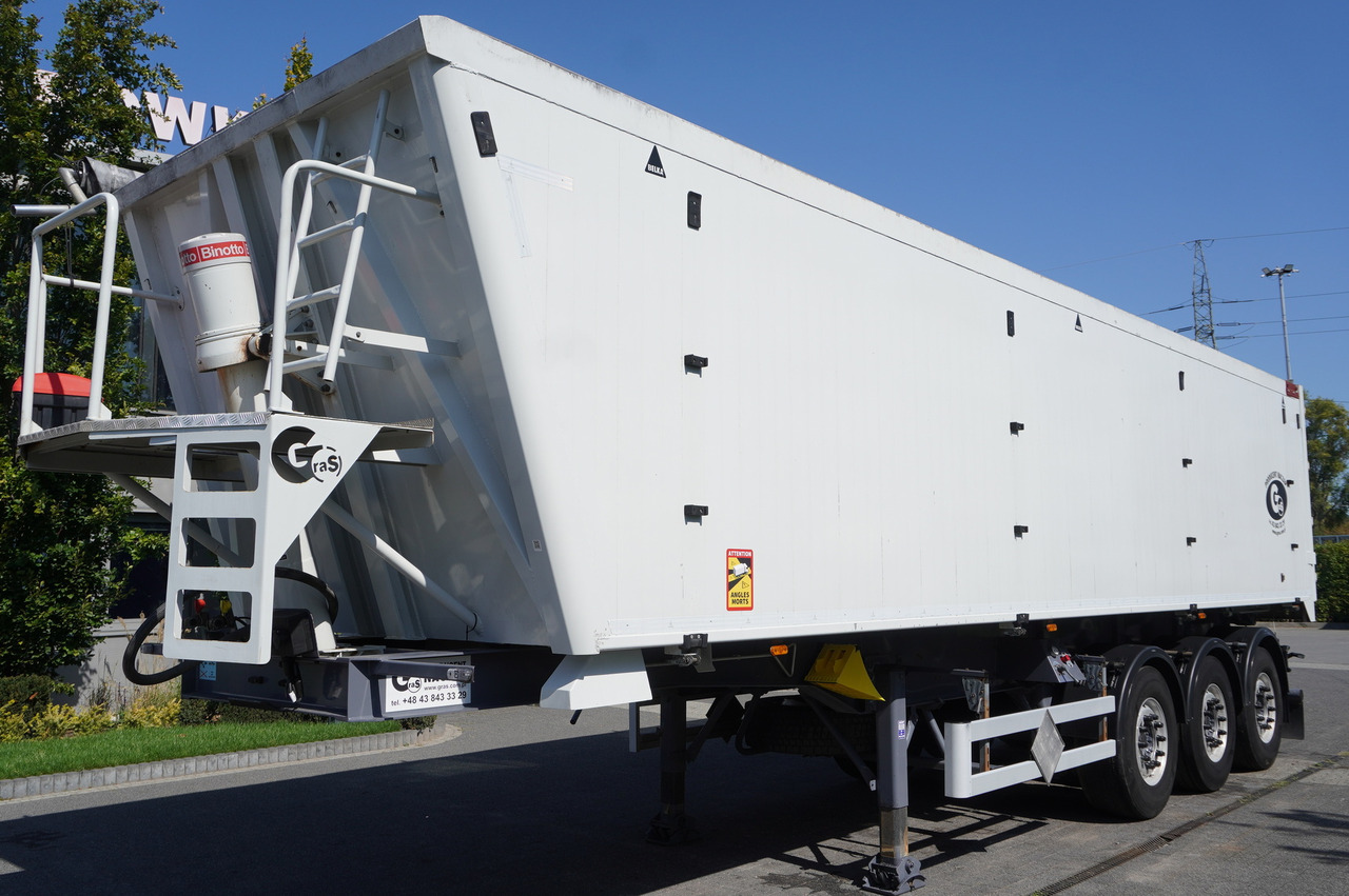 Tipper semi-trailer GRAS aluminum tipper semi-trailer 48 m³: picture 8
