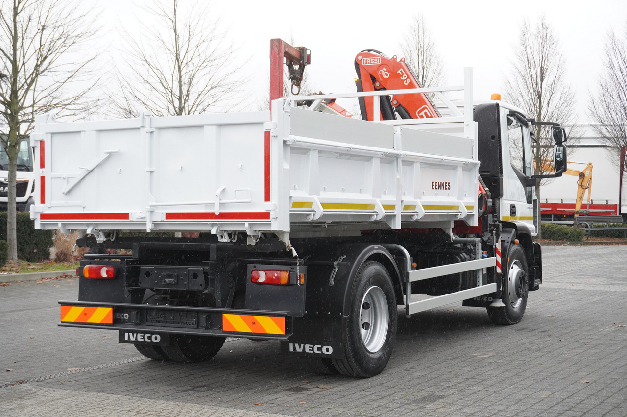IVECO Eurocargo 160-250 E6/ Fassi crane / 3-sided tipper / mileage 47 thousand. km! - Tipper, Crane truck: picture 3 IVECO Eurocargo 160-250 E6/ Fassi crane / 3-sided tipper / mileage 47 thousand. km! - Tipper, Crane truck: picture 3