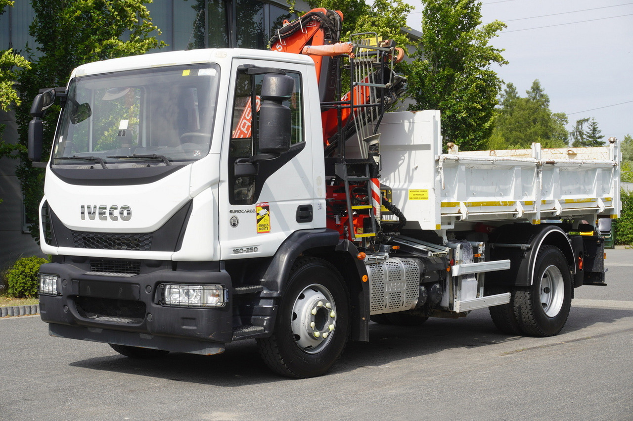 IVECO Eurocargo 160-250 / Fassi F95 crane / 120 tho. km / 3-sided tipper - Tipper, Crane truck: picture 3 IVECO Eurocargo 160-250 / Fassi F95 crane / 120 tho. km / 3-sided tipper - Tipper, Crane truck: picture 3