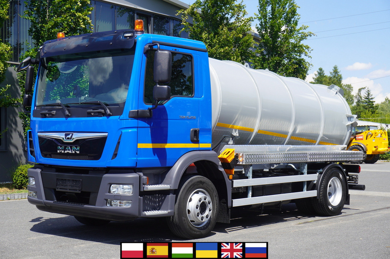 MAN TGM 15.250 / NEW septic tank (07/2025) superstructure 8000 l / 160 tho. km - Slurry tanker: picture 1 MAN TGM 15.250 / NEW septic tank (07/2025) superstructure 8000 l / 160 tho. km - Slurry tanker: picture 1