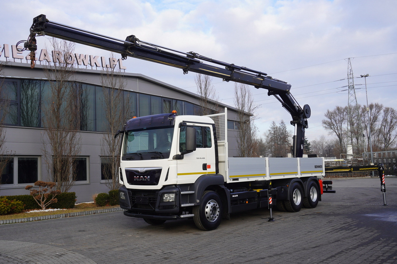 MAN TGS 26.400 / HDS HIAB 244 EP-4 HIDUO 8500 kg / 6x4 - Dropside/ Flatbed truck, Crane truck: picture 1 MAN TGS 26.400 / HDS HIAB 244 EP-4 HIDUO 8500 kg / 6x4 - Dropside/ Flatbed truck, Crane truck: picture 1
