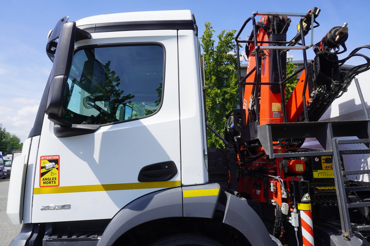 Dropside/ Flatbed truck, Crane truck MERCEDES-BENZ AROCS 2636 / Fassi F155A.0.22 crane 6t / 120 tho. km / 3-sided dump truck / 2 x Bordmatic: picture 23