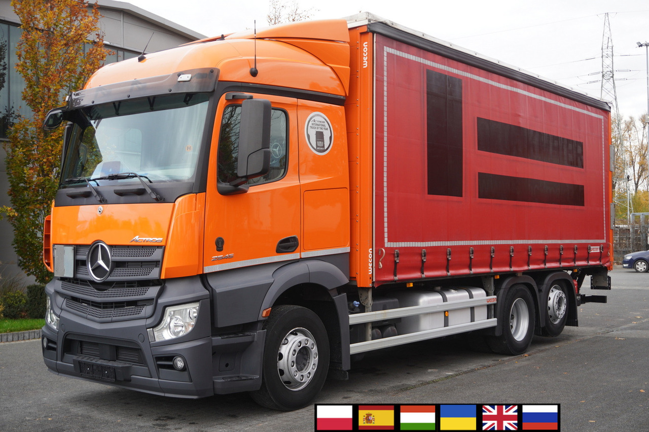 MERCEDES-BENZ Actros 2545 6×2 MP5 / FULL ADR / Curtainsider 17 EPAL - Curtainsider truck: picture 1 MERCEDES-BENZ Actros 2545 6×2 MP5 / FULL ADR / Curtainsider 17 EPAL - Curtainsider truck: picture 1