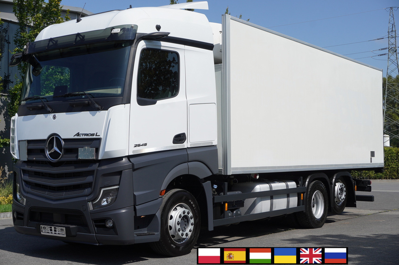Refrigerator truck MERCEDES-BENZ Actros 2545 MP5 6×2 E6 / Kiesling meat hook refrigerator / Carrier Supra 1250 / 2022: picture 1