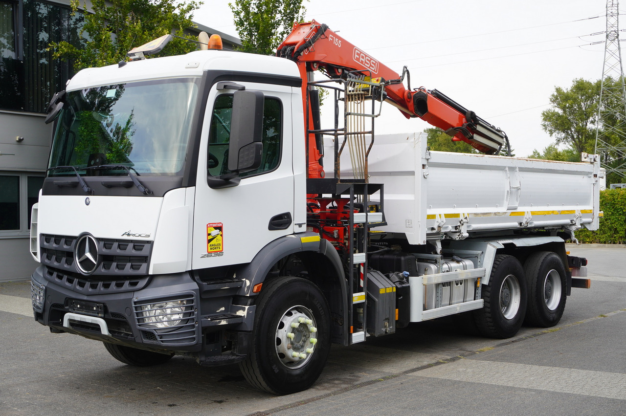 MERCEDES-BENZ Arocs 2636 / 6x4 / HDS Fassi / 3-Way Tipper / Bortmatic - Crane truck: picture 4 MERCEDES-BENZ Arocs 2636 / 6x4 / HDS Fassi / 3-Way Tipper / Bortmatic - Crane truck: picture 4