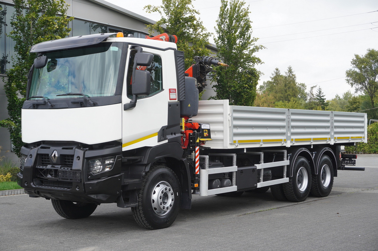 RENAULT K380 6×4 / FASSI F175 crane 7.85 t / 120 thousand km! / 2-sided tipper - Crane truck: picture 3 RENAULT K380 6×4 / FASSI F175 crane 7.85 t / 120 thousand km! / 2-sided tipper - Crane truck: picture 3