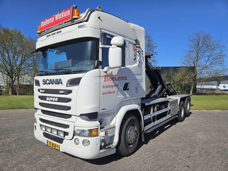 Container transporter/ Swap body truck Scania R520 6X2 Retarder King o/t Road V8: picture 7