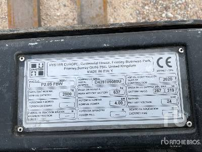 HYSTER P2.0S FBW - Pallet truck: picture 5 HYSTER P2.0S FBW - Pallet truck: picture 5