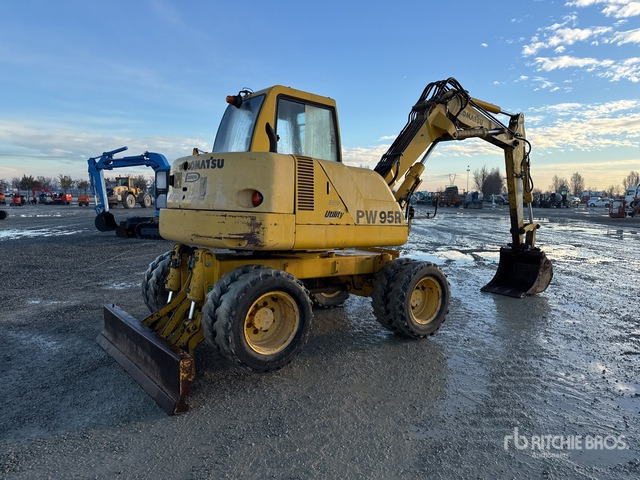 2001 Komatsu PW 95 Wheel Excavator - Wheel excavator: picture 3 2001 Komatsu PW 95 Wheel Excavator - Wheel excavator: picture 3