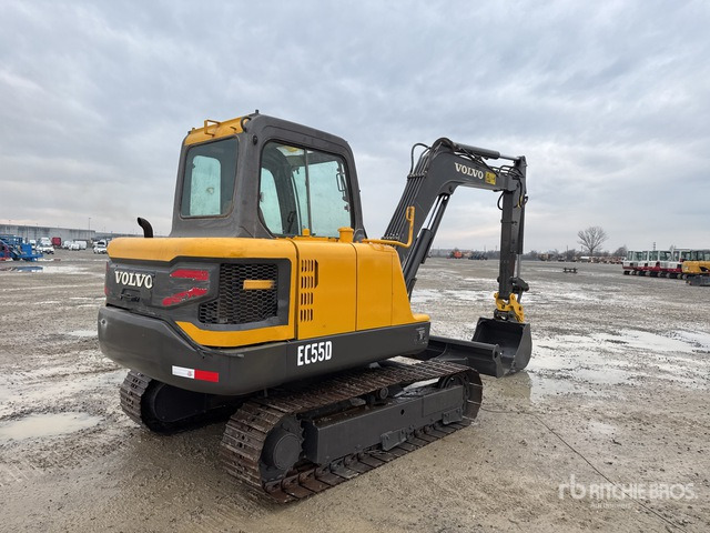 2016 Volvo EC55D Mini Excavator: <6.6t - Mini excavator: picture 3 2016 Volvo EC55D Mini Excavator: <6.6t - Mini excavator: picture 3