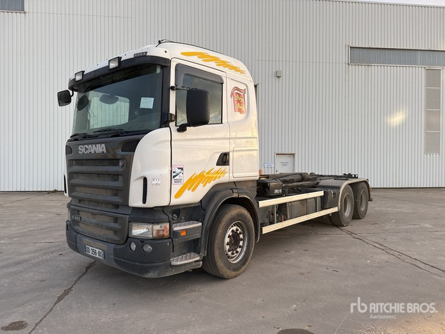 2007 Scania R420 6x2 Camion Ampliroll 6x2 Roll-Off Truck - Hook lift truck: picture 1 2007 Scania R420 6x2 Camion Ampliroll 6x2 Roll-Off Truck - Hook lift truck: picture 1