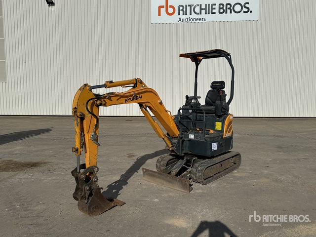 2017 Hyundai R17Z-9A Mini-Pelle Mini Excavator: <6.6t - Mini excavator: picture 1 2017 Hyundai R17Z-9A Mini-Pelle Mini Excavator: <6.6t - Mini excavator: picture 1