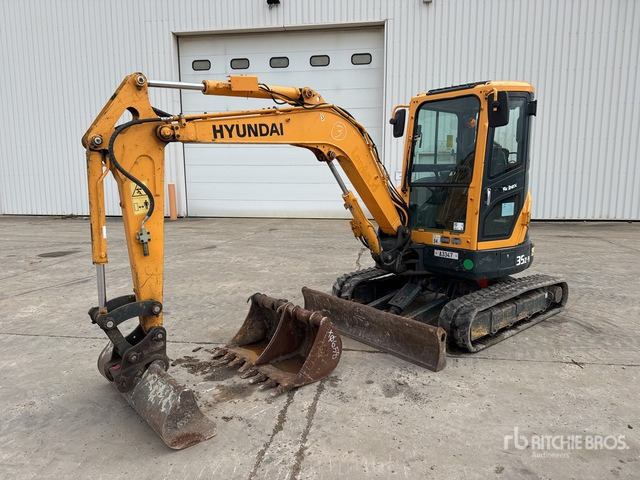 2018 Hyundai Robex35Z-9 Mini-Pelle Mini Excavator: <6.6t - Mini excavator: picture 1 2018 Hyundai Robex35Z-9 Mini-Pelle Mini Excavator: <6.6t - Mini excavator: picture 1
