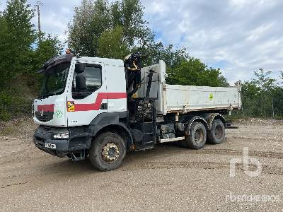 RENAULT KERAX 450DXI 6x4 Camion Benne Avec Grue - Tipper, Crane truck: picture 1 RENAULT KERAX 450DXI 6x4 Camion Benne Avec Grue - Tipper, Crane truck: picture 1
