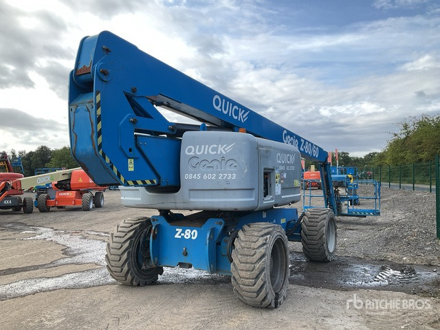 2017 Genie Z-80/60 4WD Diesel Articulating Boom Lift - Articulated boom: picture 4 2017 Genie Z-80/60 4WD Diesel Articulating Boom Lift - Articulated boom: picture 4